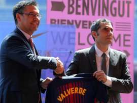 Josep Maria Bartomeu falou sobre o futuro de Ernesto Valverde. EFE