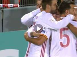 Ramos a ouvert le score. Twitter/ESPN