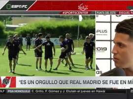 Exequiel Palacios podría llegar al Madrid. Captura/ESPN