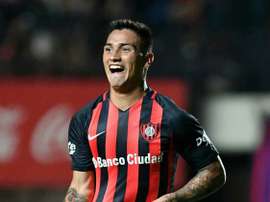 Ezequiel Ávila formará el 'tridente' del Huesca, junto a Cucho Hernández y Rescaldani. SDHuesca