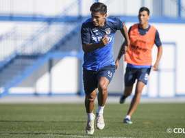 El joven argentino llegó al Leganés este mismo verano. Twitter/CDLeganes