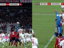 Neuer protagonizó un terrible fallo. Captura/FOX Sports