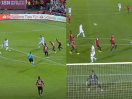 Vincius rate une nouvelle occasion et fait le tour d'Internet. Capture/Movistar