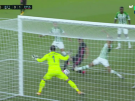 Contra o Betis, Valverde marcou o primeiro gol do Real Madrid na temporada. Captura/MovistarLaLiga