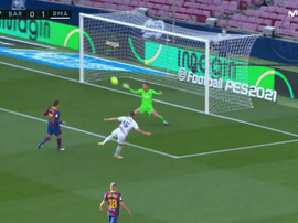 Valverde put Madrid in front. Screenshot/Movistar+LaLiga