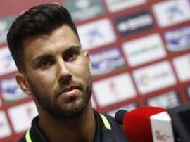 Fede Vico prefiere ser humilde en Segunda. Twitter/GranadaCdeF
