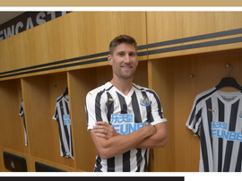 Fernández a rejoint Newcastle. Twitter/NUFC