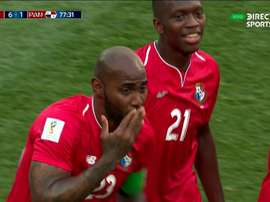 Le Panama n'a pas masqué sa joie malgré le 6-1. Capture