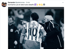 Correa busca inspiración en Luis Aragonés para una nueva etapa como entrenador. Twitter/PetetCorrea