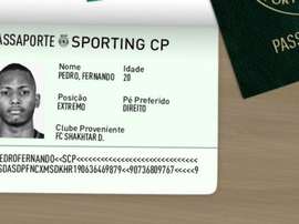 Le Shakhtar Donetsk prêt Fernando dos Santos. SportingCP
