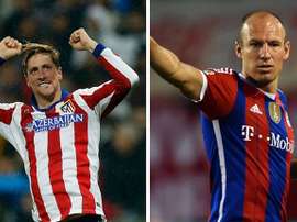 Fernando Torres y Arjen Robben, ambos tienen 30 años. Solamentefutbol