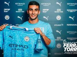 Ferran Torres habría comenzado con mal pie en el City. Twitter/ManCity