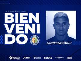 Cucho has signed for Getafe. Twitter/GetafeCF