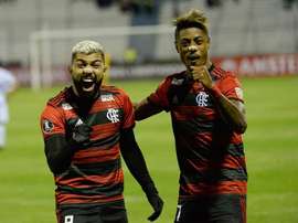 Flamengo recebe a LDU na Libertadores. Twitter @esporteflamengo