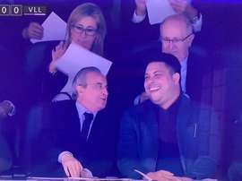 Ronaldo et Florentino ont passé un bon moment. Capture/beINSports