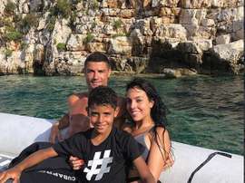 Cristiano y su hijo, protagonistas. Twitter/Cristiano