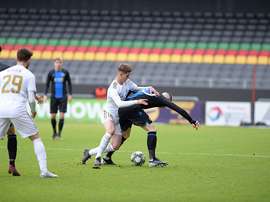 El encuentro fue disputado. Twitter/ClubBrugge