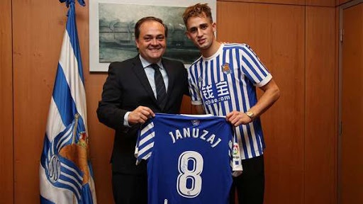 Maillot Extérieur Real Sociedad Januzaj Maillot Extérieur Real Sociedad Januzaj