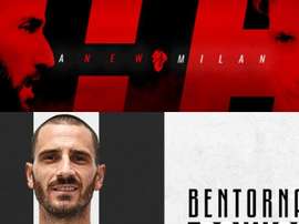 Higuain and Caldara are now Milan players, with Bonucci returning to Juve. ACMilan/Juventus