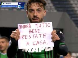 Caputo manda uma mensagem aos italianos. Captura/ESPN