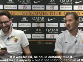 Totti aime Messi et le montre une nouvelle fois. ASRoma