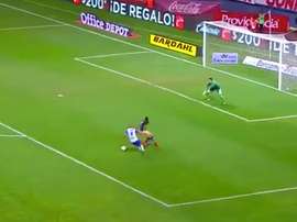 Golazo del jugador de Pachuca. Twitter/LigaBancomerMX
