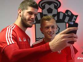 Fraser Forster (R) and James Ward Prowse (L) have committed long-term to Southampton. Twitter