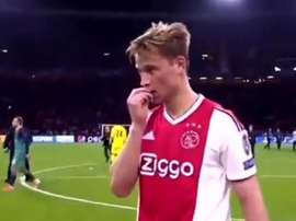 De Jong a fait son auto-critique après la rencontre. Capture/FOXSports