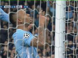 Gabriel marcou o primeiro do jogo.Screenshot/Twitter