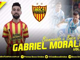 Los argentinos dan la bienvenida a Morales. ClubBocaUnidos