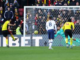 Watford foi superior ao Tottenham. Twitter/SpursOfficial
