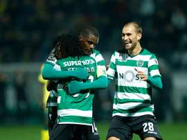 Bas Dost e William Carvalho foram os jogadores decisivos nesta final. Twitter/SCP
