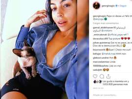 Georgina mostrou o novo animal de estimação. Instagram @GeorginaGio