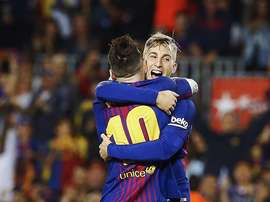 Deulofeu foi o autor do primeiro gol 'azul e grená'. EFE
