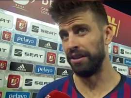 Piqué a parlé de la défaite. Capture/RTVE