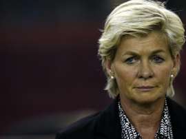 A Silvia Neid no le gusta Suecia. AFP