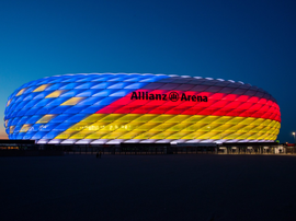 Bayern Munich's Allianz Arena. Twitter/FCBayern