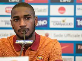 Gerson, durante una rueda de prensa. ASRoma