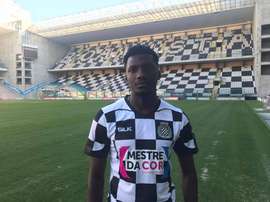O médio defensivo ainda procura afirmar-se na primeira liga. Facebook/BoavistaFC