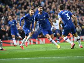 Giroud coleciona gols no Chelsea desde que deixou o grande rival. Twitter/ChelseaFC