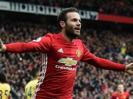 Le joueur du Manchester United, Juan Mata. AFP