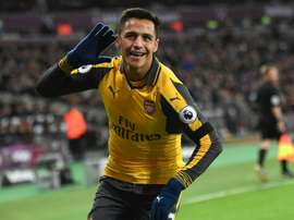 Alexis Sanchez Premier League West Ham v Arsenal 031216