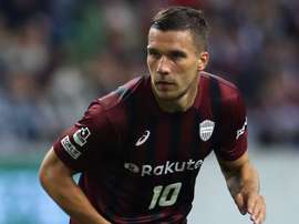 Lukas Podolski sous les couleurs de Kobe. GOAL