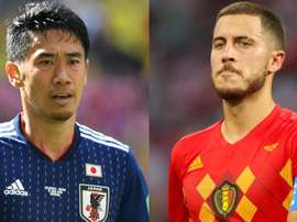 Hazard e Kagawa querem seguir brilhando na Copa.Goal