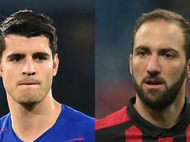 Chelsea e Milan estão perto de anunciar troca de Morata por Higuain, diz TV italiana