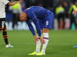 Barkley 'ruba' il rigore, ma lo sbaglia. AFP