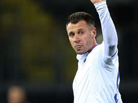 L'ex attaccante di Inter, Samp e Milan Cassano.