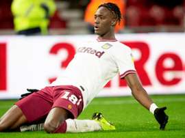 Abraham continued his excellent scoring form. GOAL