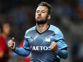 Le Fondre scored the only goal of the game. GOAL