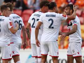 Adelaide won an eight goal thriller at the Suncorp Stadium. GOAL
